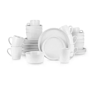Stone Lain Albie 32 Piece Dinnerware Set In White