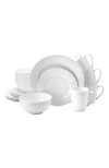 Stone Lain Alexandria Bone China 16-piece Dinnerware Set In White