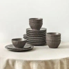 Stone Lain Arlo 24-piece Dinnerware Set Stoneware In Brown