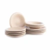 Stone Lain Aro 12-pc. Stoneware Dinnerware Set In Sand