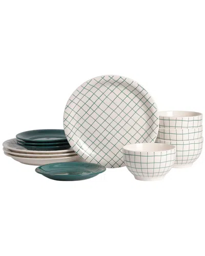 Stone Lain Ash 12pc Dinnerware Set In Multi