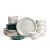 Stone Lain Ash 24-piece Dinnerware Set Stoneware In Green