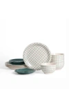 Stone Lain Ash Stoneware 12-piece Dinnerware Set In Multi