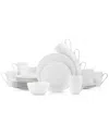 Stone Lain Ava 32pc Bone China Dinnerware Set In White