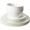 Stone Lain Ava Bone China 16-piece Dinnerware Set In White