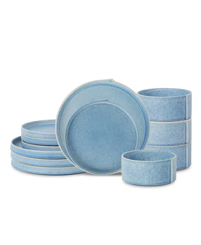 Stone Lain Bao 12 Pc. Dinnerware Set, Service For 4 In Blue