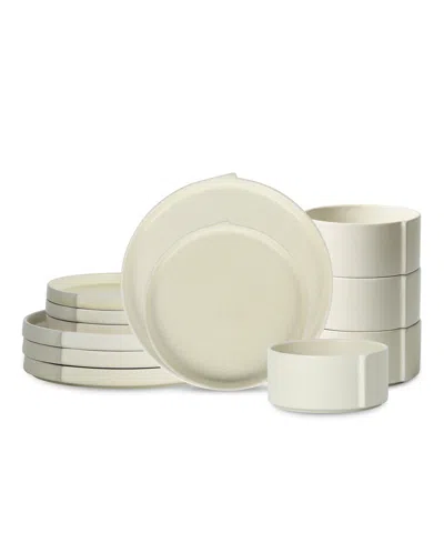 Stone Lain Bao 12 Pc. Dinnerware Set, Service For 4 In White
