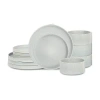 Stone Lain Bao 12-pc. Stoneware Dinnerware Set In Gray