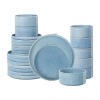 Stone Lain Bao 24-pc. Stoneware Dinnerware Set In Blue