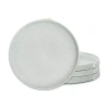 Stone Lain Bao 4-pc. Stoneware Dinner Plate In Gray