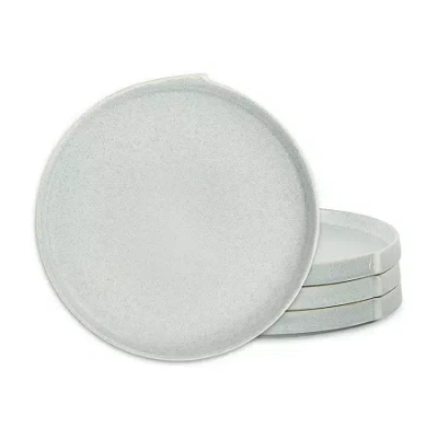 Stone Lain Bao 4-pc. Stoneware Dinner Plate In Gray