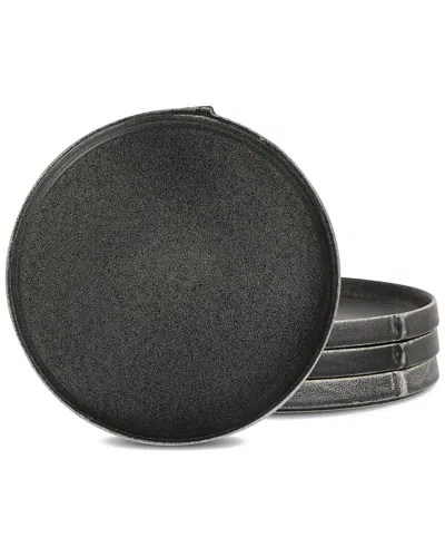 Stone Lain Bao 4pc Dinner Plate Set In Grey