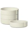 Stone Lain Bao Stoneware 4-piece Pasta Bowl Set In Beige
