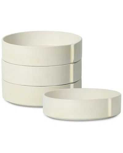 Stone Lain Bao 4pc Pasta Bowl Set In Beige