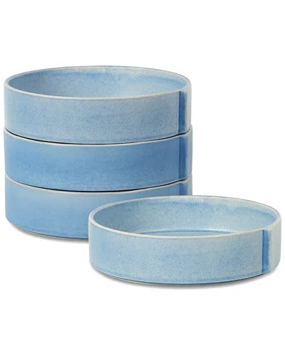 Stone Lain Bao 4pc Pasta Bowl Set In Blue