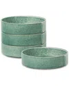 Stone Lain Bao 4pc Pasta Bowl Set In Green
