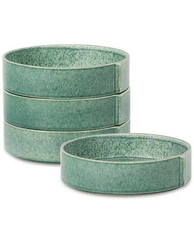 Stone Lain Bao 4pc Pasta Bowl Set In Green