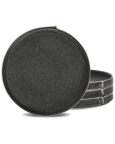 Stone Lain Bao 4pc Salad Plate Set In Grey