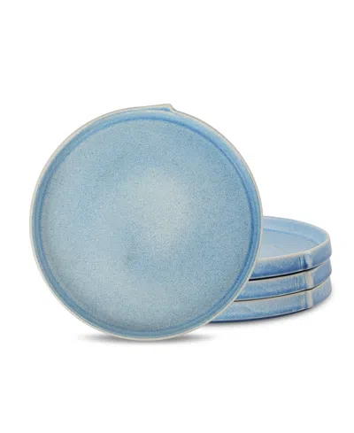 Stone Lain Bao Dinner Plates, Set Of 4 In Blue