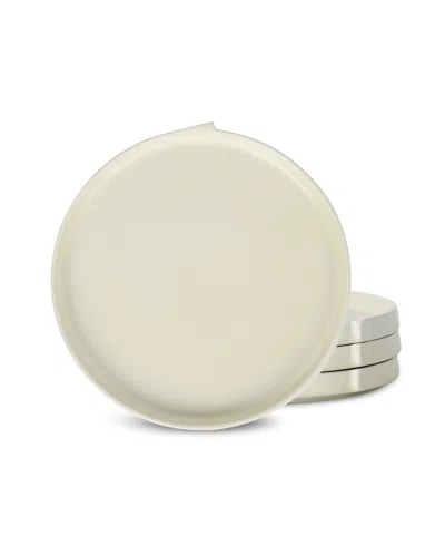Stone Lain Bao Dinner Plates, Set Of 4 In White