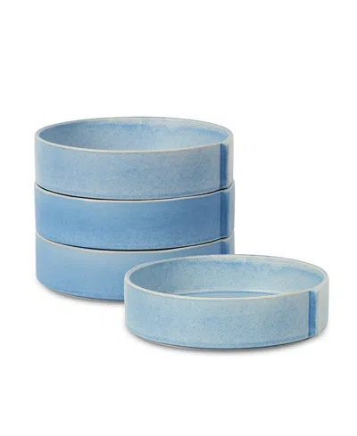 Stone Lain Bao Pasta Bowls, Set Of 4 In Blue