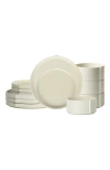 Stone Lain Bao Stoneware 12-piece Dinnerware Set In Neutral