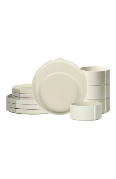 Stone Lain Bao Stoneware 12-piece Dinnerware Set In Neutral