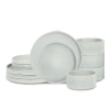 Stone Lain Bao Stoneware 12-piece Dinnerware Set In White