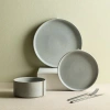 Stone Lain Bao Stoneware 24-piece Dinnerware Set In Gray
