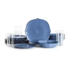 Stone Lain Baskerville 4-pc. Stoneware Dinnerware Set In Blue