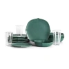 Stone Lain Baskerville 4-pc. Stoneware Dinnerware Set In Green