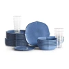 Stone Lain Baskerville 8-pc. Stoneware Dinnerware Set In Blue