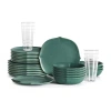 Stone Lain Baskerville 8-pc. Stoneware Dinnerware Set In Green
