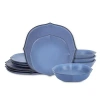 Stone Lain Baskerville Stoneware Dinnerware Set In Blue