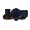 Stone Lain Brasa 32-pc. Stoneware Dinnerware Set In Blue