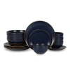 Stone Lain Brasa Stoneware 16-piece Dinnerware Set In Blue