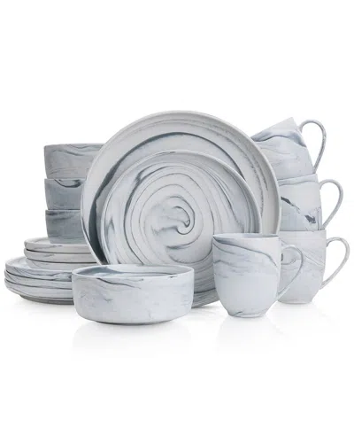 Stone Lain Brighton 16pc Porcelain Dinnerware Set