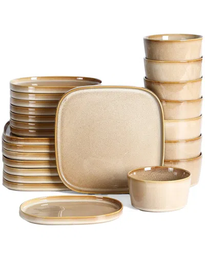 Stone Lain Cairo 24pc Stoneware Dinnerware Set