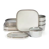 Stone Lain Cairo 4-pc. Stoneware Dinnerware Set In Gray