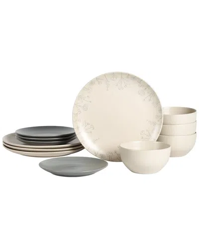 Stone Lain Camelia 12pc Dinnerware Set In Neutral