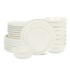 Stone Lain Capri 24-piece Dinnerware Set Stoneware In White