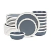Stone Lain Capri 8-pc. Stoneware Dinnerware Set In Blue