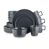 Stone Lain Celina 16 Piece Dinnerware Set In Gray