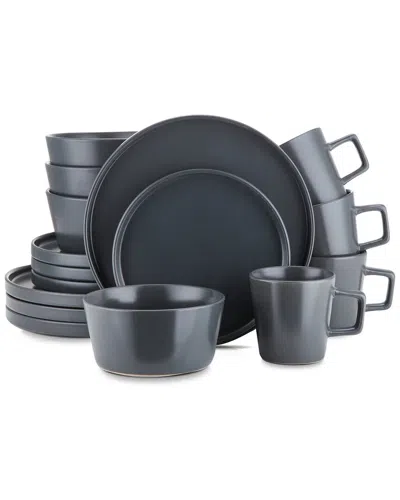 Stone Lain Celina 16 Pc. Dinnerware Set, Service For 4 In Gray