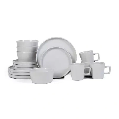 Stone Lain Celina 16-pc. Stoneware Dinnerware Set In White