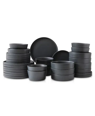 Stone Lain Celina 32pc Stoneware Dinnerware Set In Gray