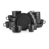 Stone Lain Celina 32 Piece Dinnerware Set In Black