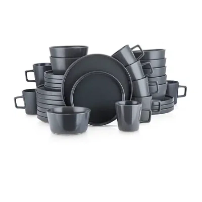 Stone Lain Celina 32 Piece Dinnerware Set In Gray