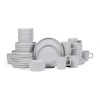 Stone Lain Celina 32-pc. Stoneware Dinnerware Set In Gray