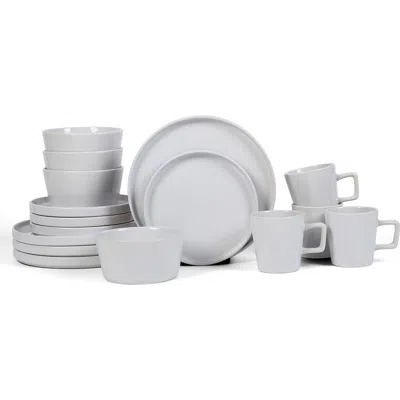Stone Lain Celina Stoneware 16-piece Dinnerware Set In White